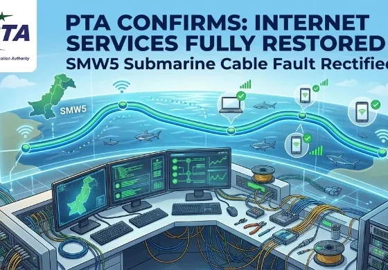 PTA Confirms Internet Services Restored After SMW5 Cable Fault