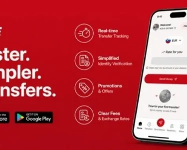 ACE Money Transfer app enhancements featuring real-time transfer tracking, simplified identity verification, promotions, and clear fees and exchange rates