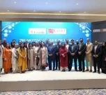 Kashf Foundation and Global Affairs Canada representatives gather at the partnership conclusion ceremony celebrating 10 years of advancing women's economic empowerment in Pakistan.